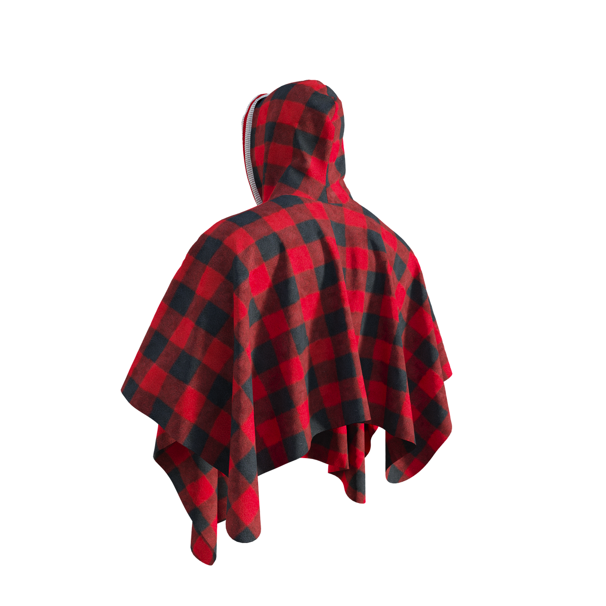 Pook Unisex Poncho Red