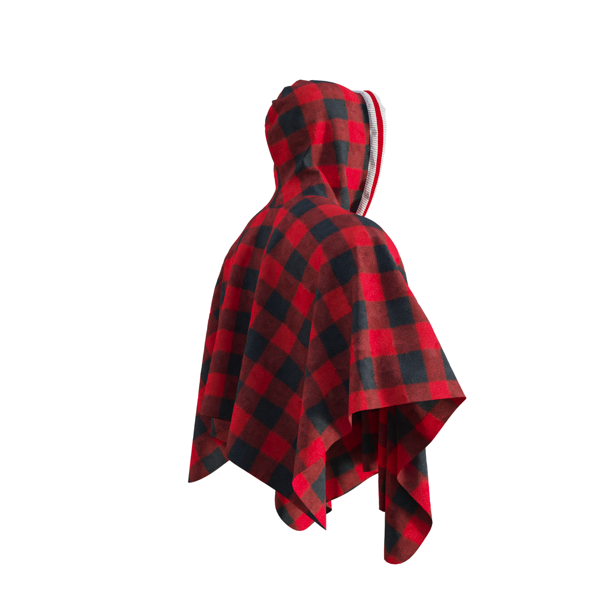 Pook Unisex Poncho Red