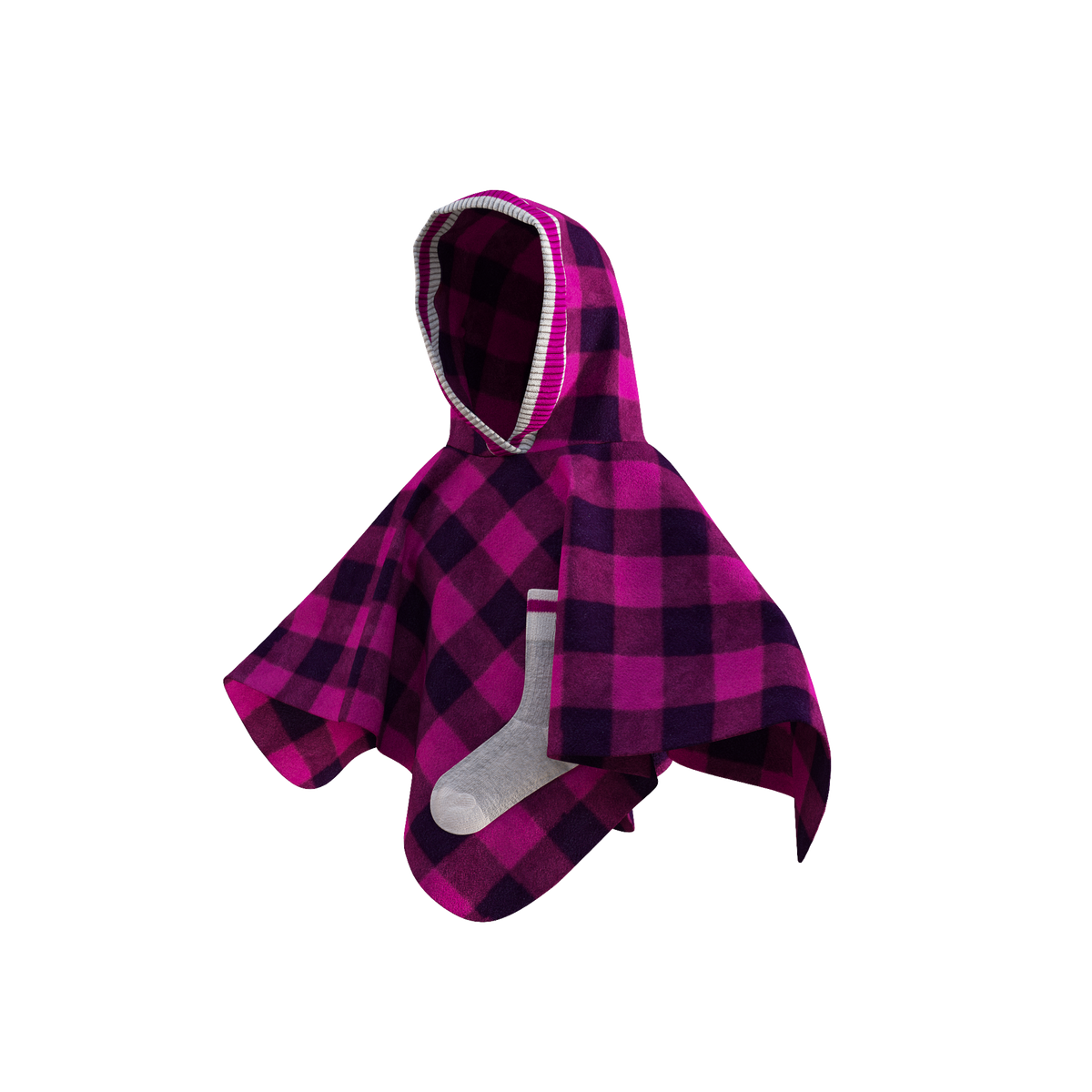 Pook Kids Pookie Poncho Pink