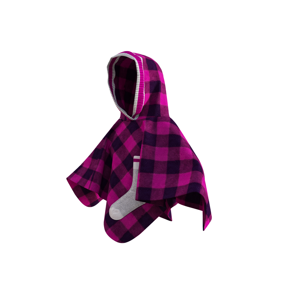 Pook Kids Pookie Poncho Pink