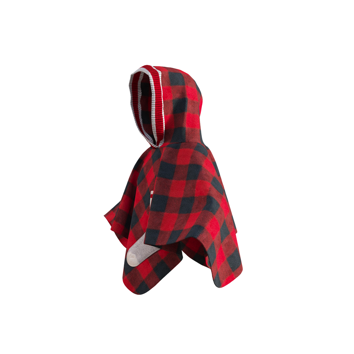 Pook Kids' Pookie Poncho Red