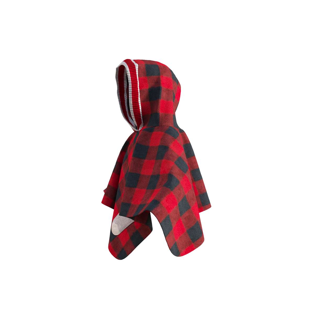 Pook Kids' Pookie Poncho Red