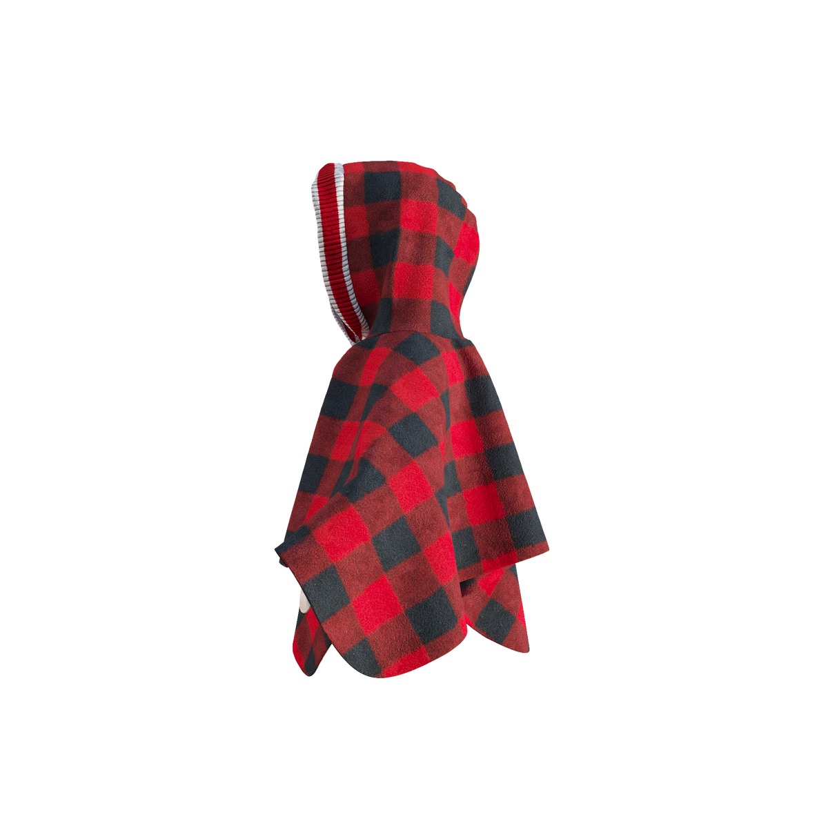 Pook Kids' Pookie Poncho Red