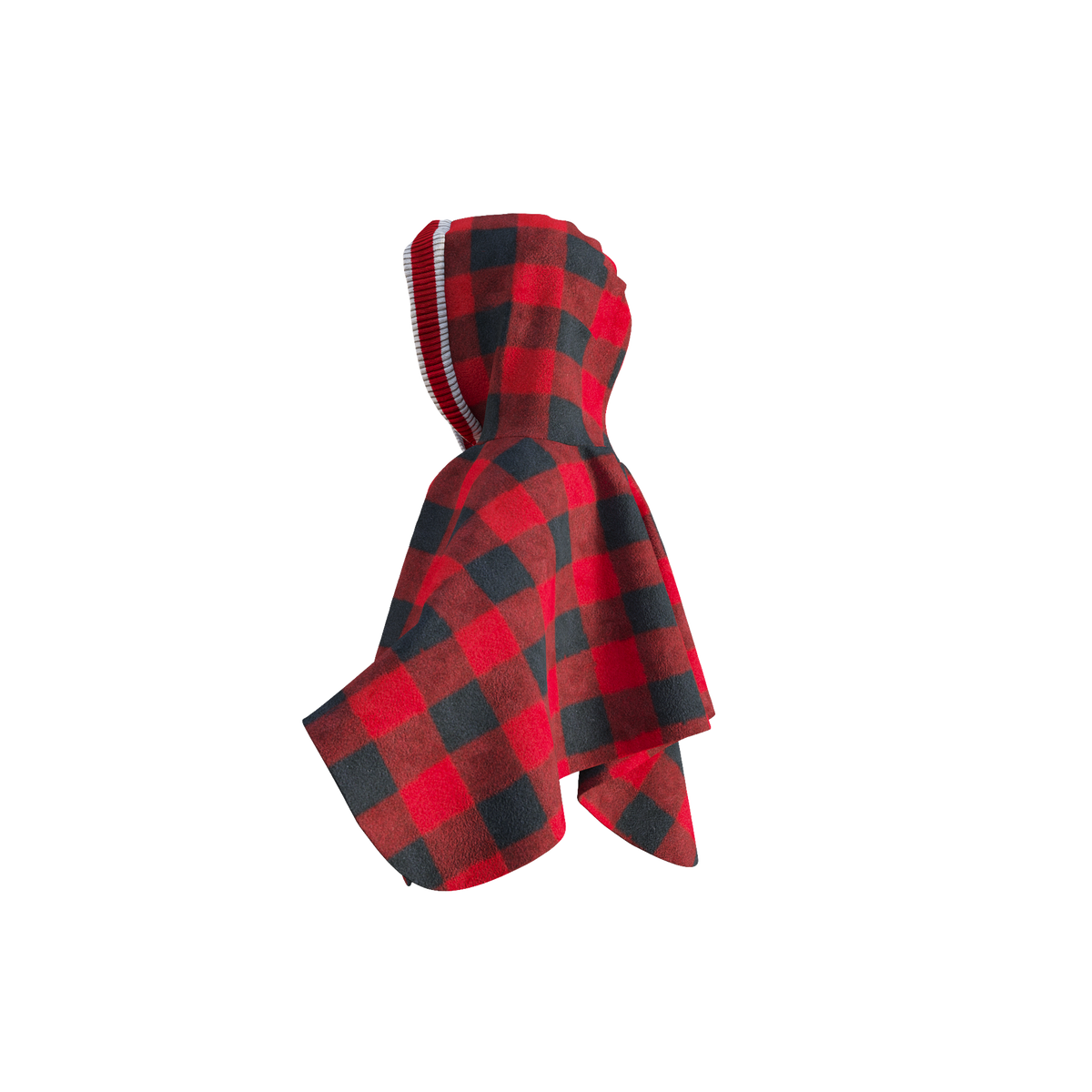 Pook Kids' Pookie Poncho Red