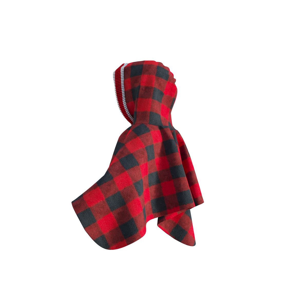 Pook Kids' Pookie Poncho Red