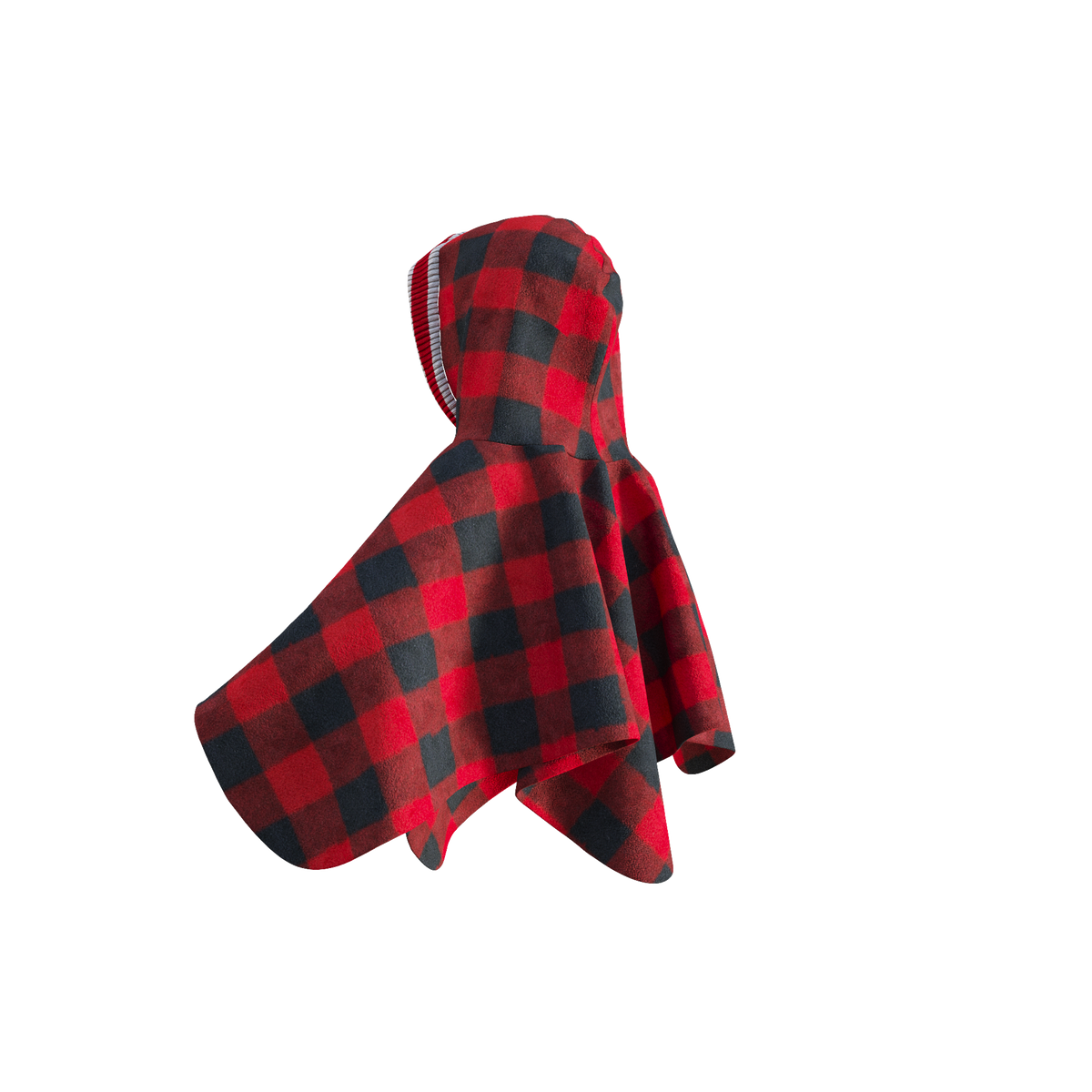 Pook Kids' Pookie Poncho Red