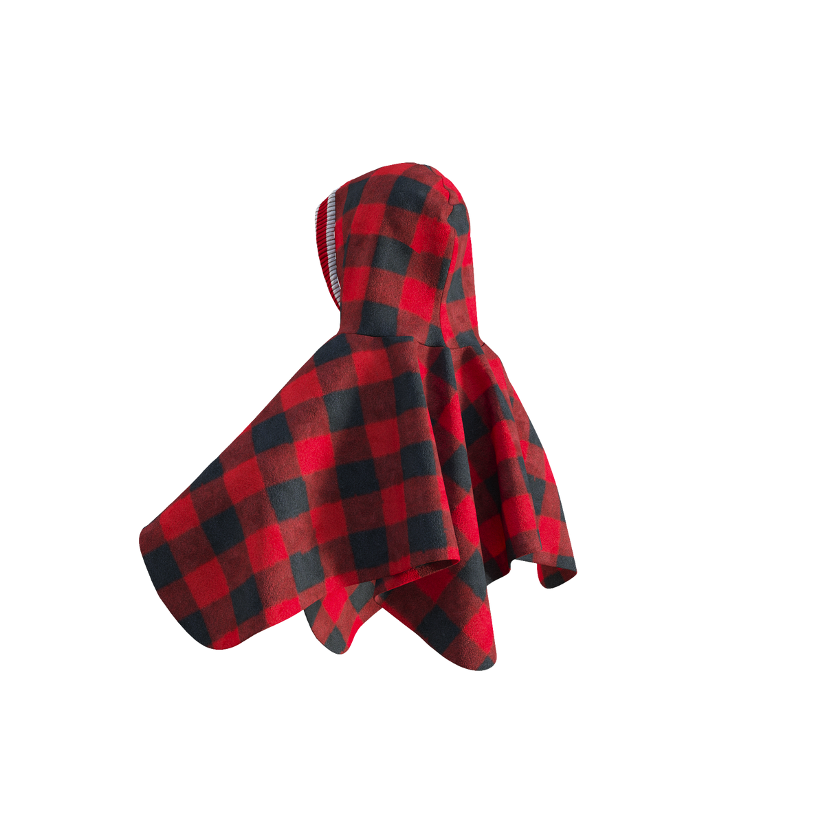 Pook Kids' Pookie Poncho Red