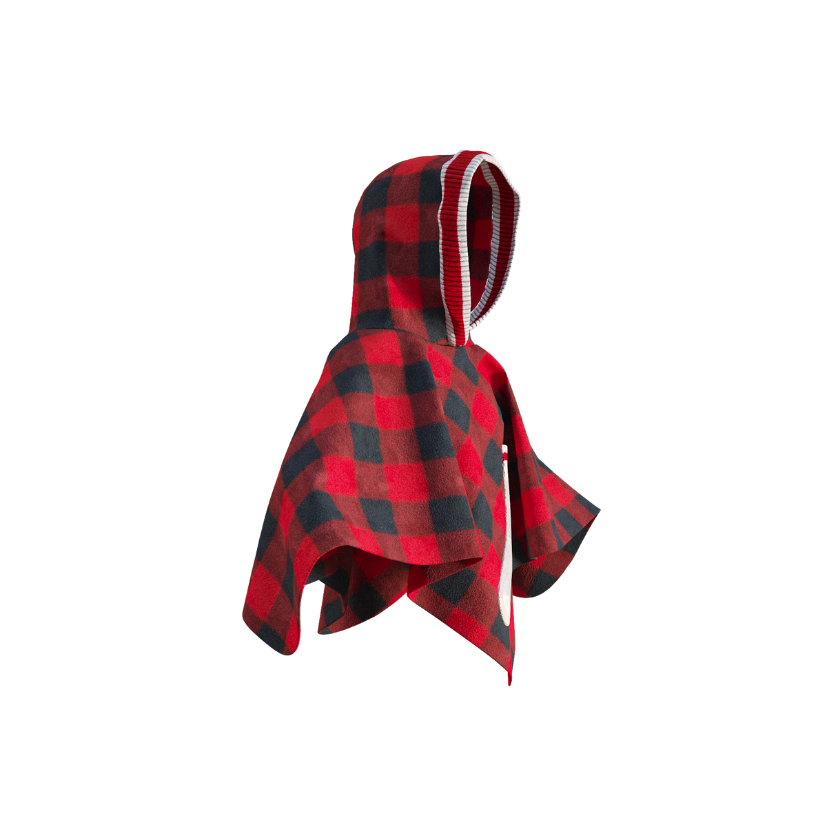 Pook Kids' Pookie Poncho Red
