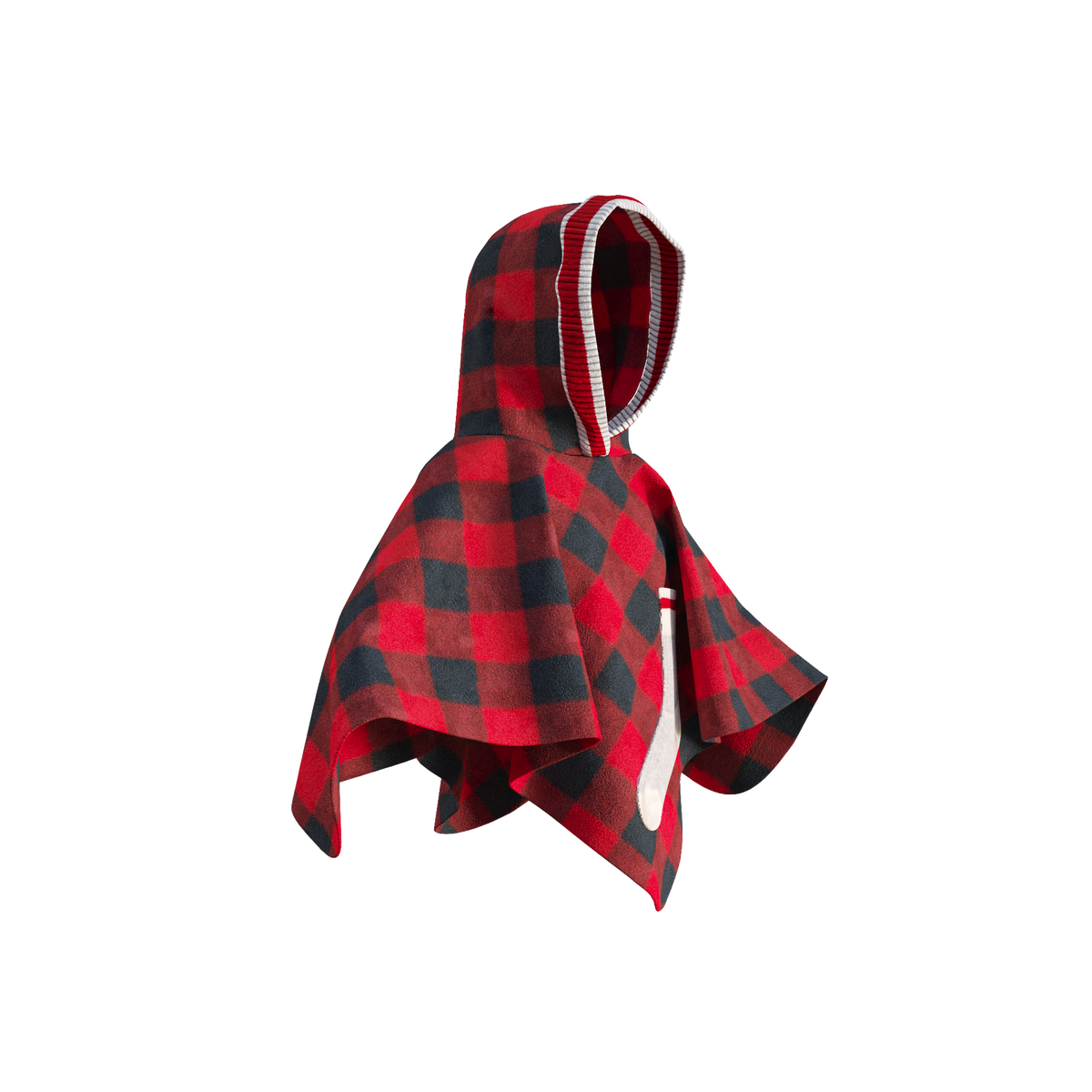 Pook Kids' Pookie Poncho Red