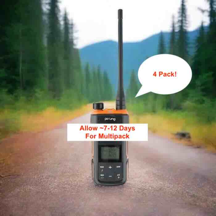 N9 Northern Ontario Logging Road Two Way Walkie Talkie Radio - Includes USB A-C Charger Cable