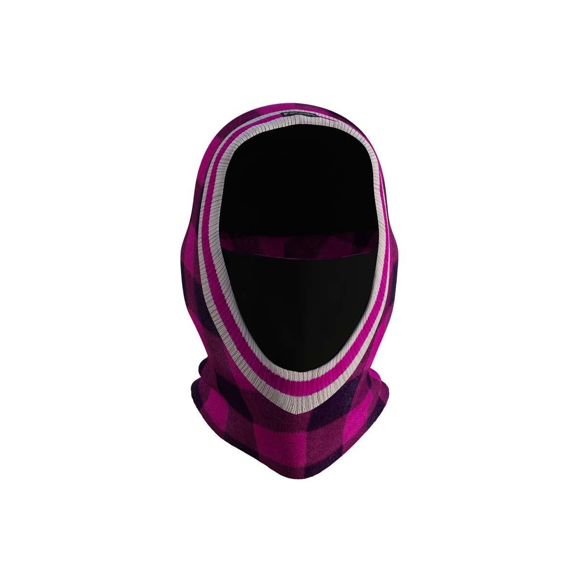 Pook Unisex Ninja Pink Plaid Balaclava