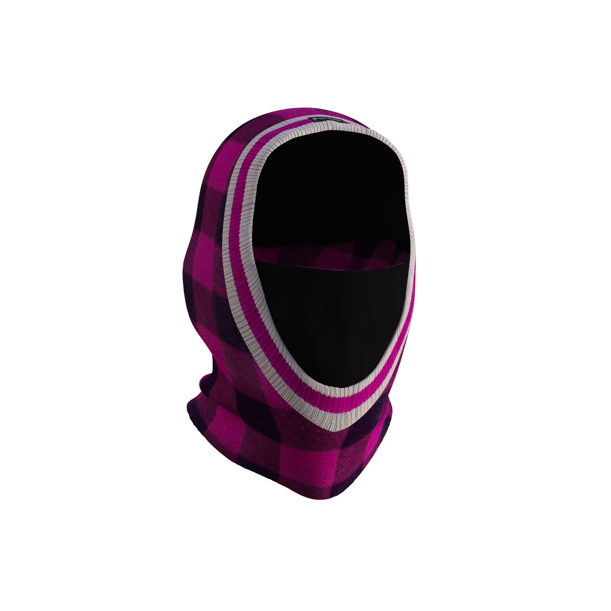 Pook Unisex Ninja Pink Plaid Balaclava