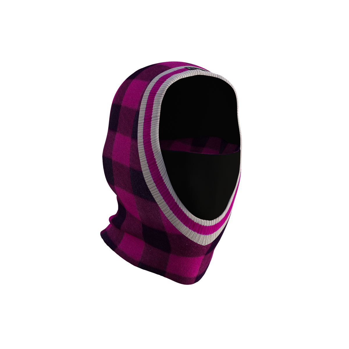 Pook Unisex Ninja Pink Plaid Balaclava
