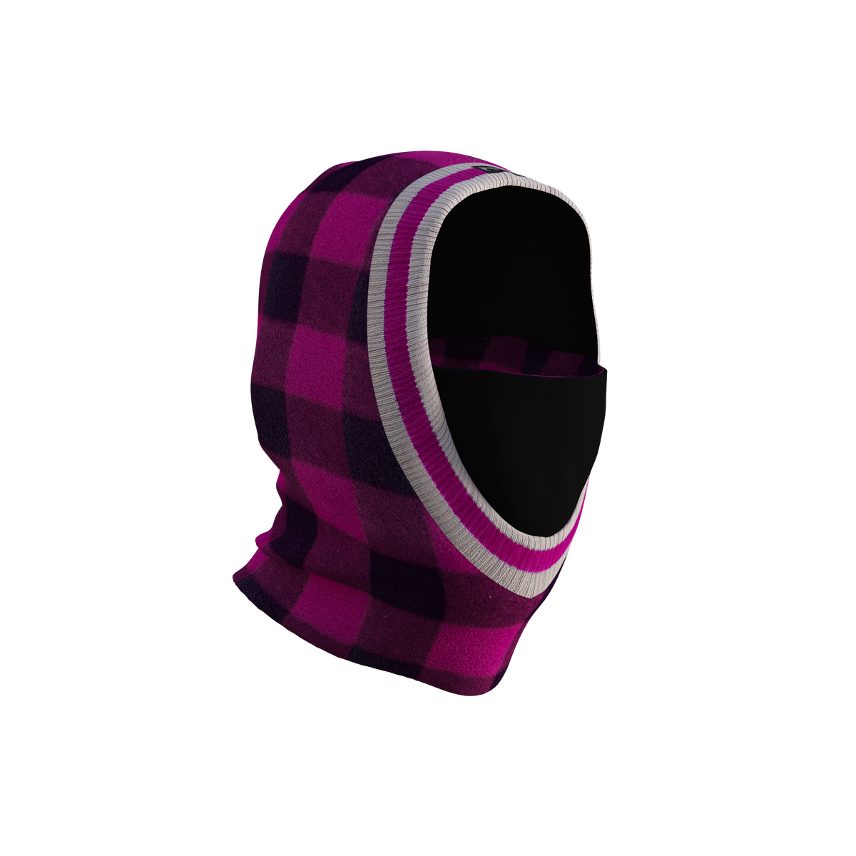 Pook Unisex Ninja Pink Plaid Balaclava