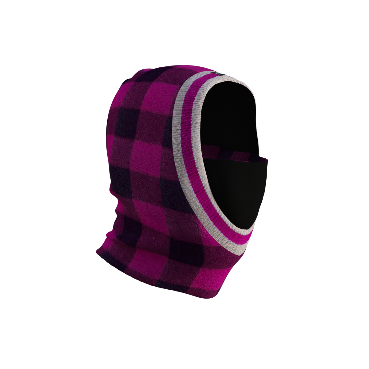 Pook Unisex Ninja Pink Plaid Balaclava
