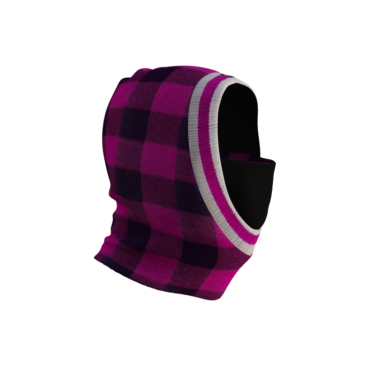 Pook Unisex Ninja Pink Plaid Balaclava