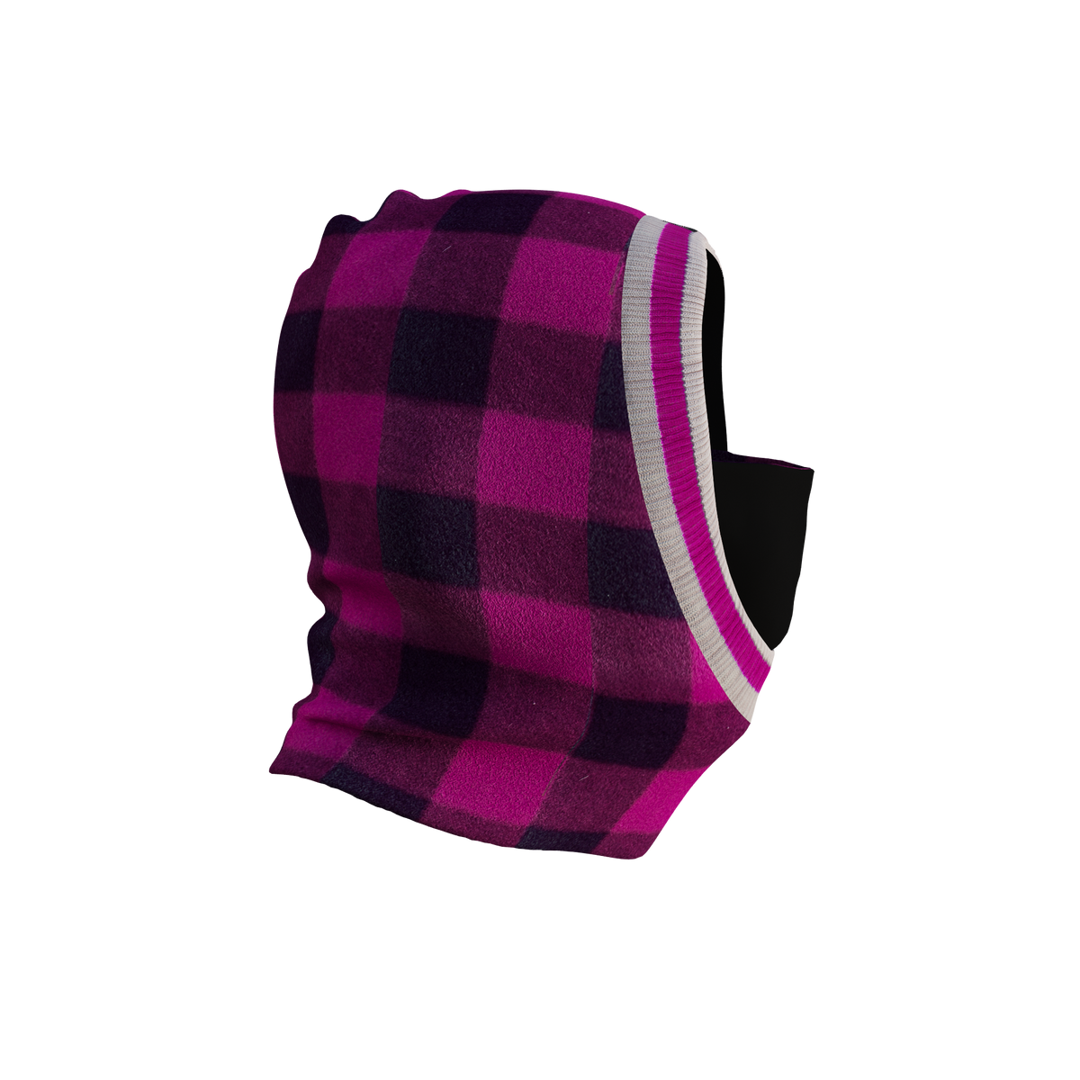 Pook Unisex Ninja Pink Plaid Balaclava