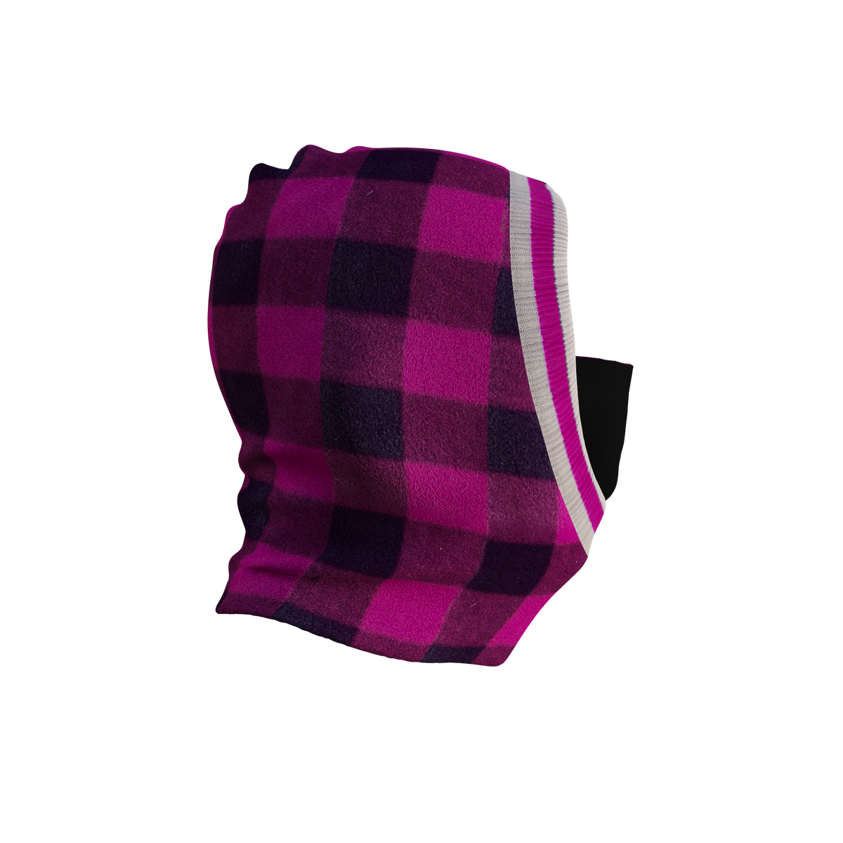 Pook Unisex Ninja Pink Plaid Balaclava