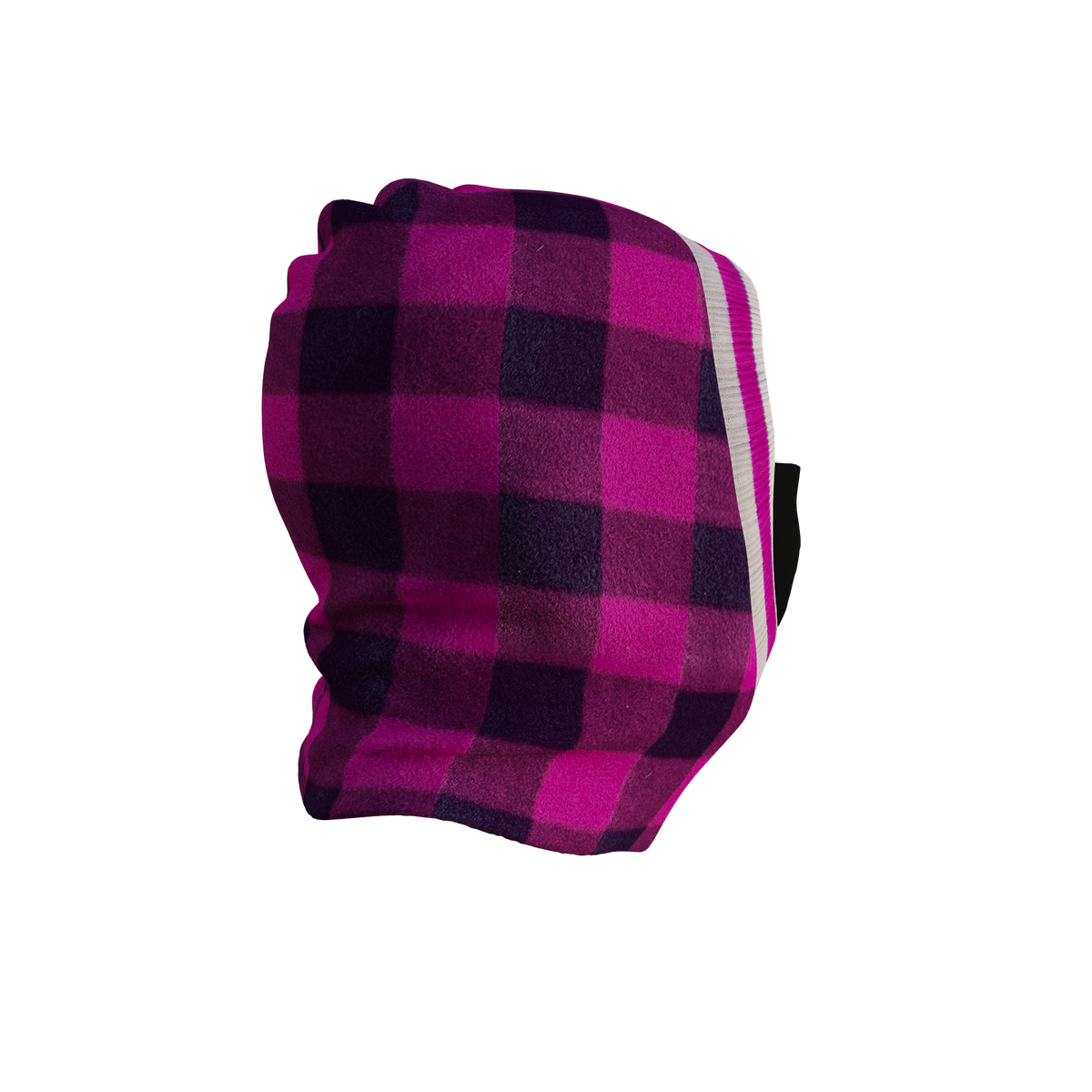 Pook Unisex Ninja Pink Plaid Balaclava