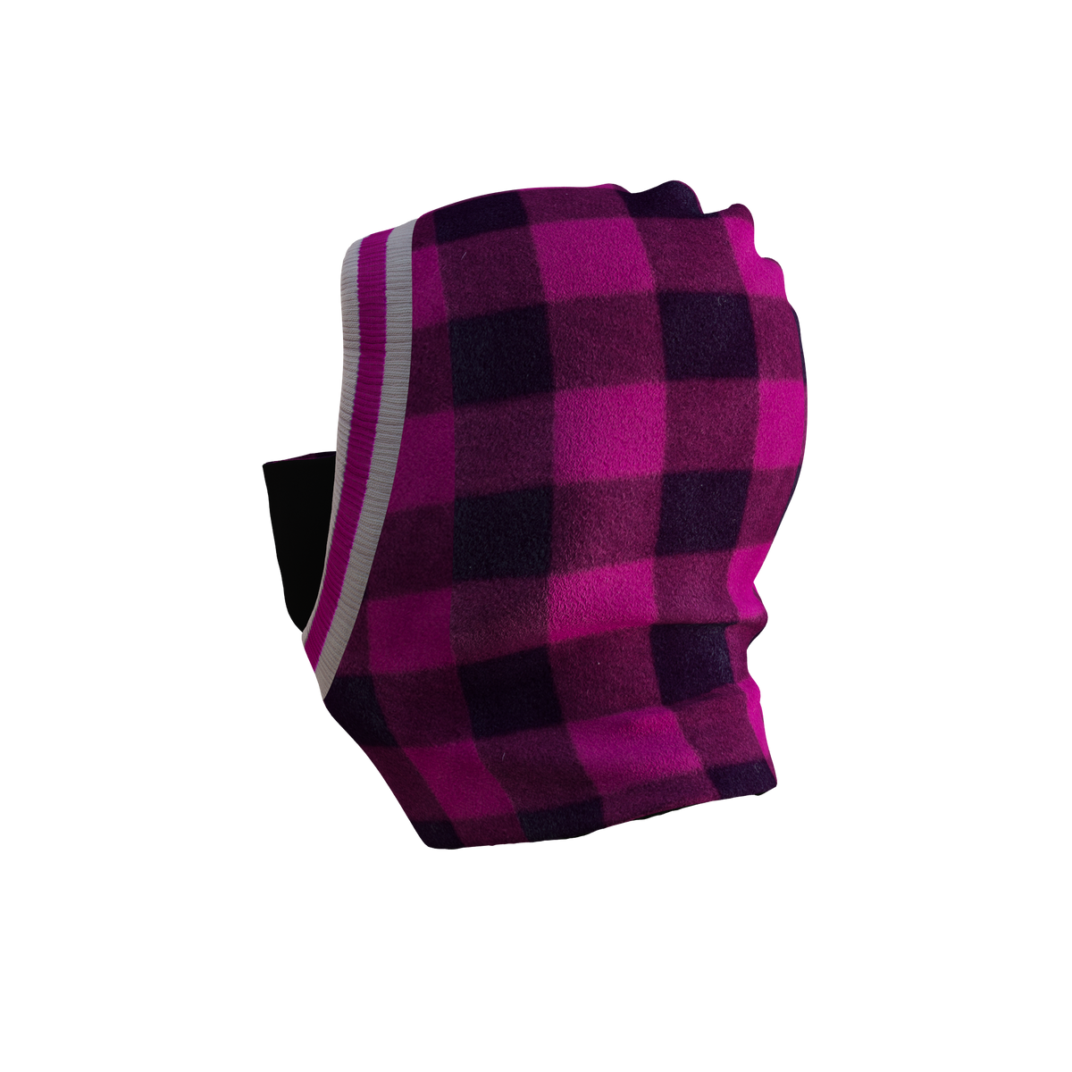 Pook Unisex Ninja Pink Plaid Balaclava