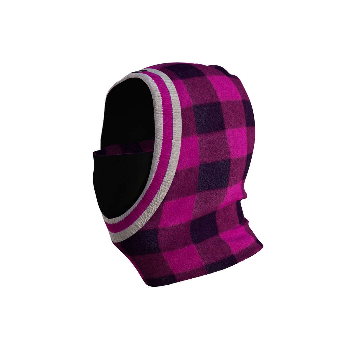 Pook Unisex Ninja Pink Plaid Balaclava