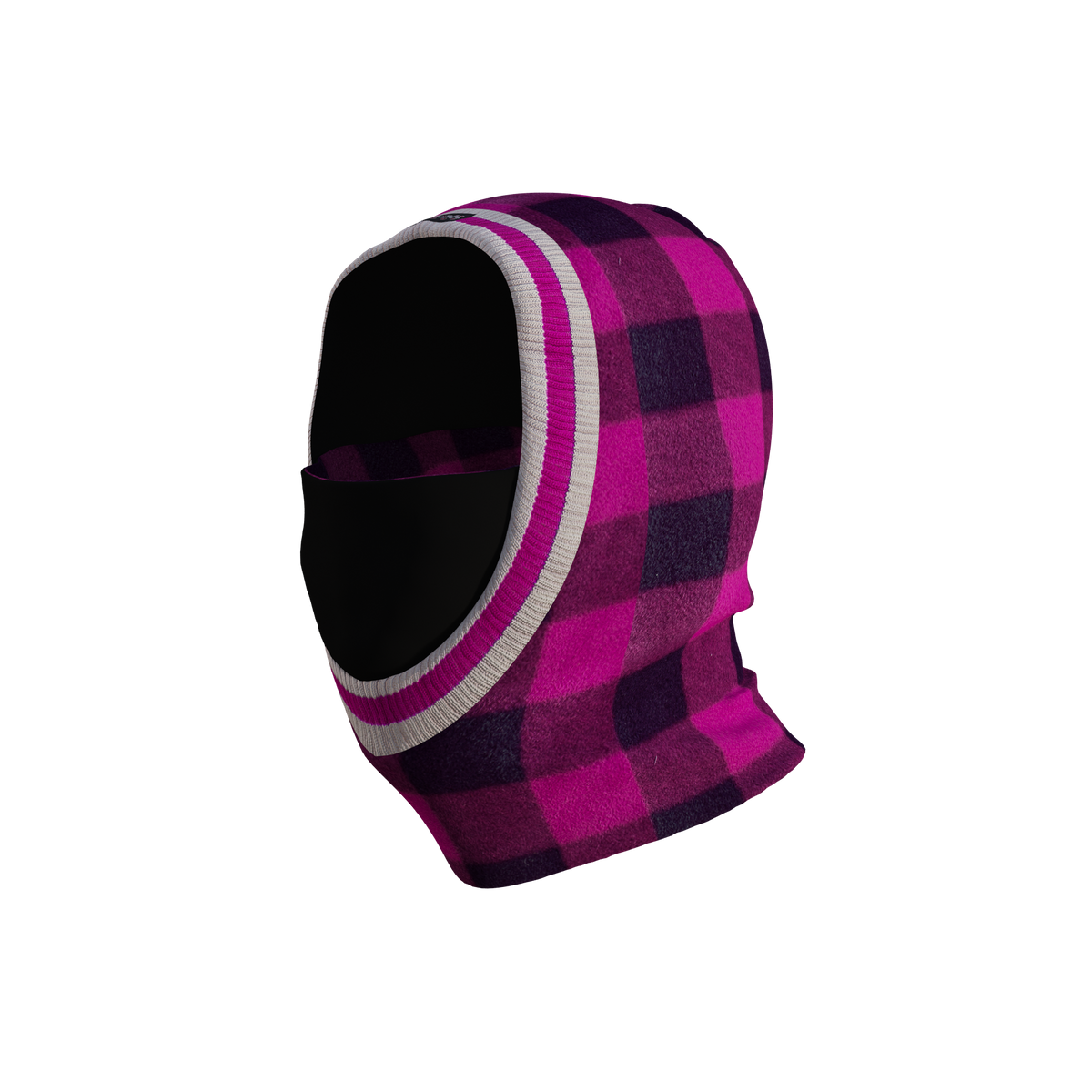 Pook Unisex Ninja Pink Plaid Balaclava