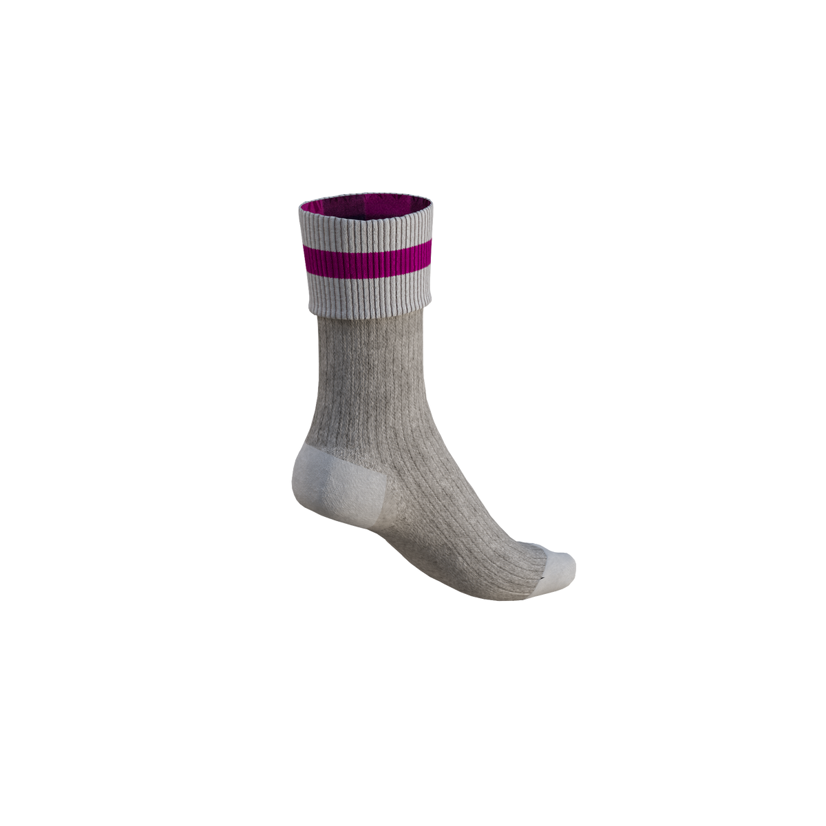Pook Unisex Super Socks Pink Plaid