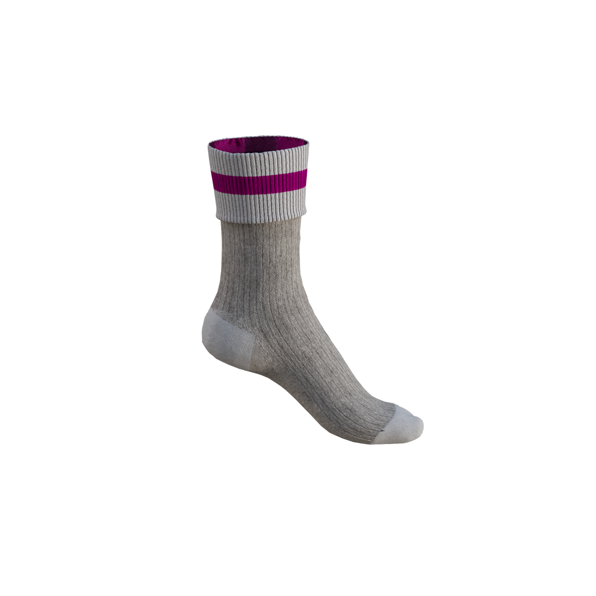 Pook Unisex Super Socks Pink Plaid