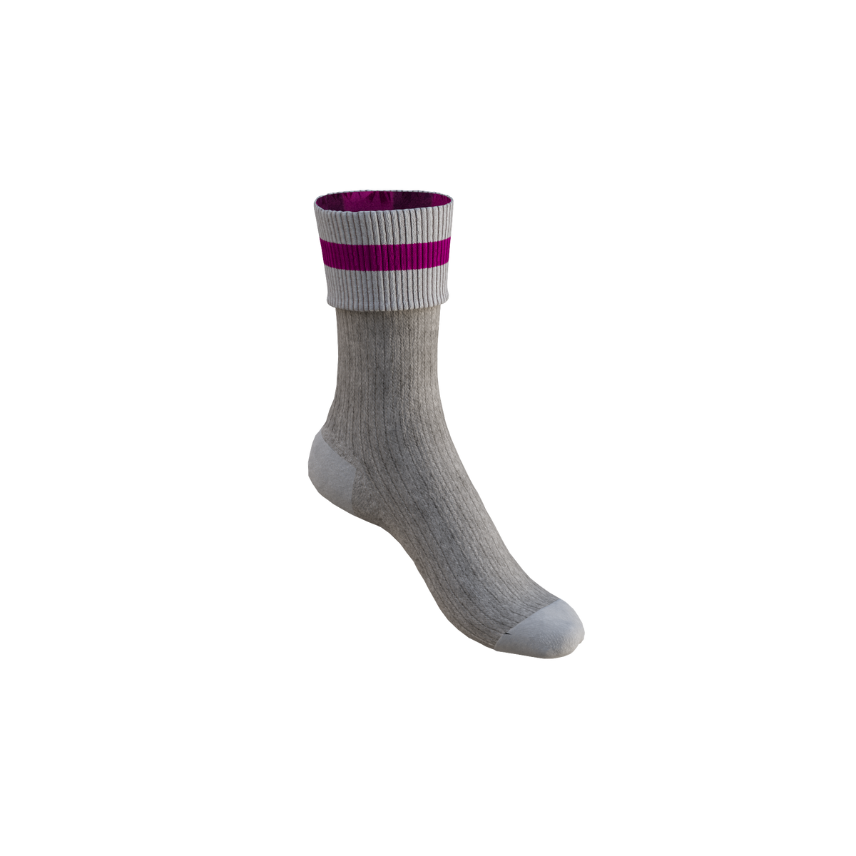 Pook Unisex Super Socks Pink Plaid