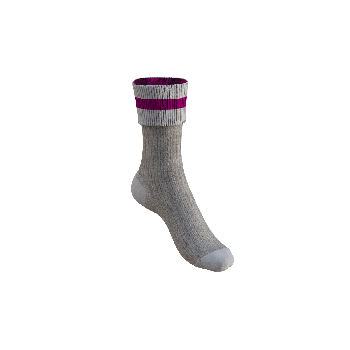 Pook Unisex Super Socks Pink Plaid