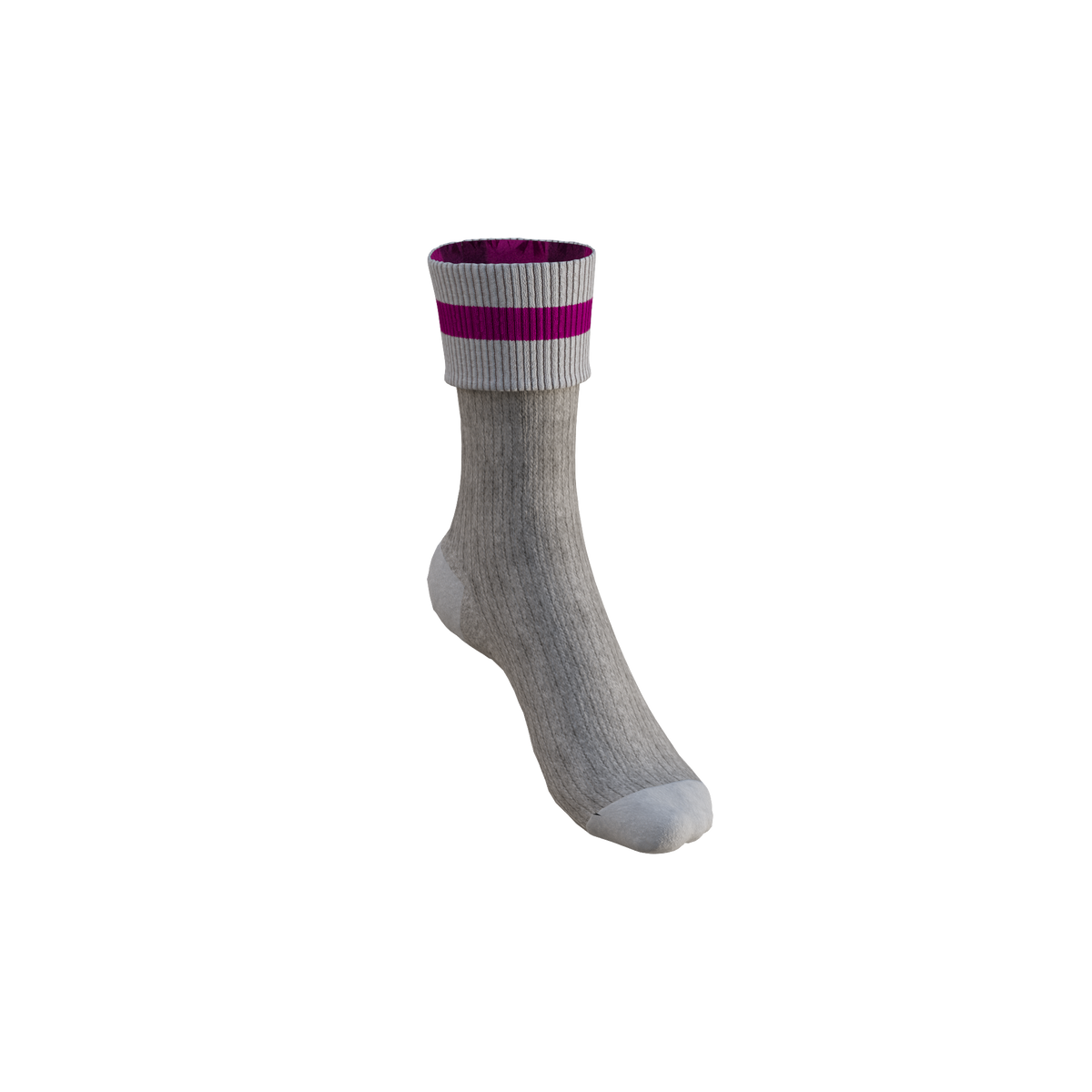 Pook Unisex Super Socks Pink Plaid