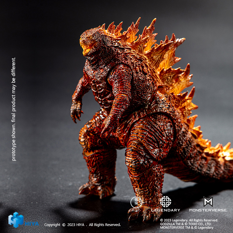Exquisite Basic Godzilla: King of the Monsters Burning Godzilla