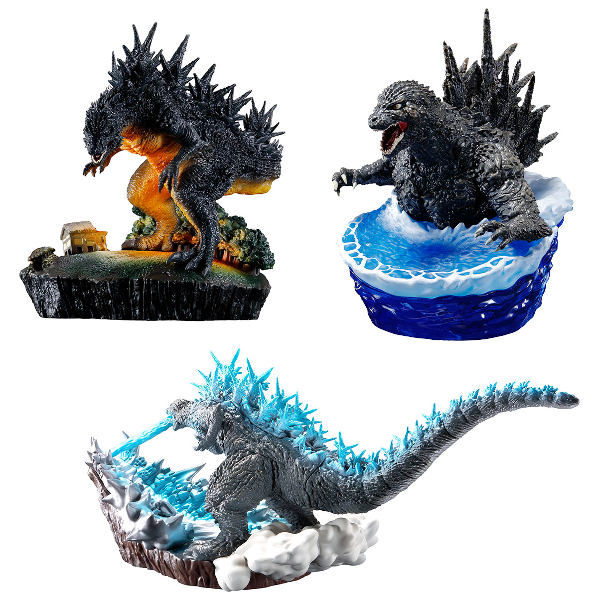 Petitrama EX - Godzilla -1.0 From 0 To -1 Set (With Gift)