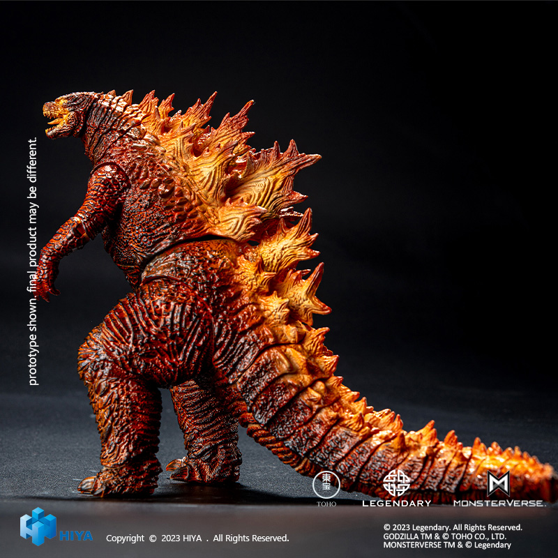 Exquisite Basic Godzilla: King of the Monsters Burning Godzilla