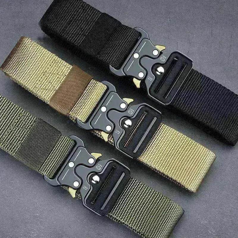 PREMIUM Men Casual Military Belt Tactical Waistband Rescue Rigger Nylon Belt USA