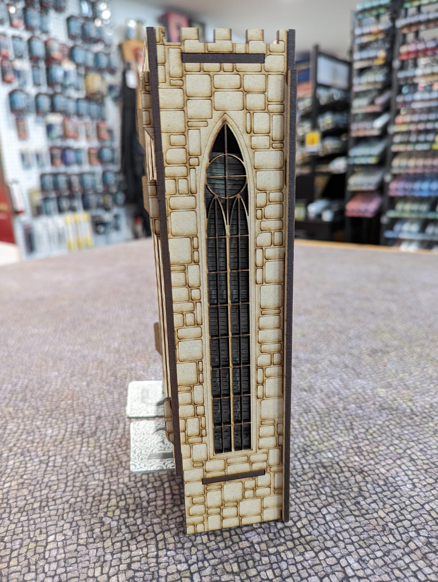Carcassonne Deluxe Laser cut Tile Tower