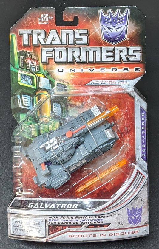 Transformers Universe Classic Series Deluxe Class Galvatron (Back CARD ERROR)