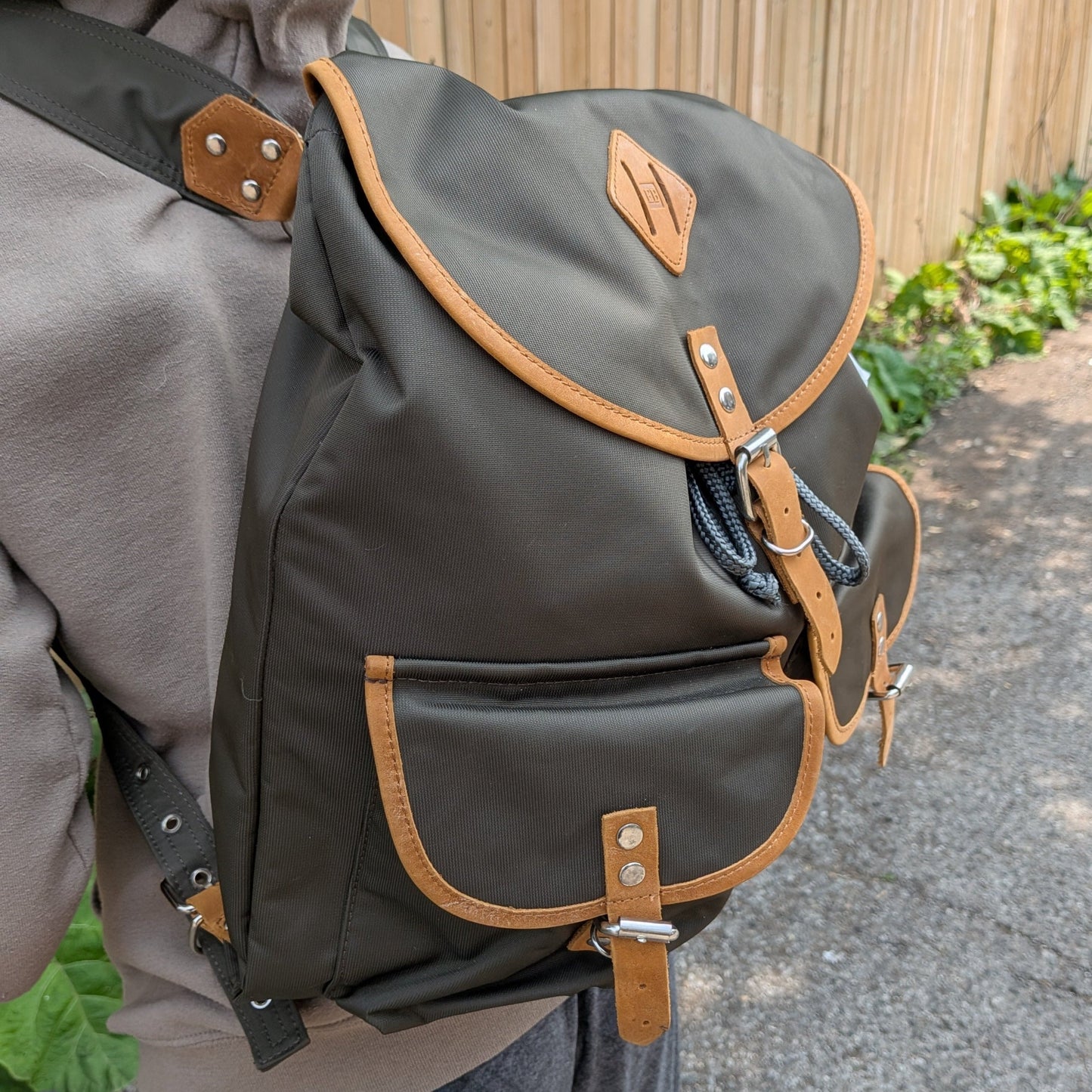 Europe Bound Retro Backpack 31L Capacity