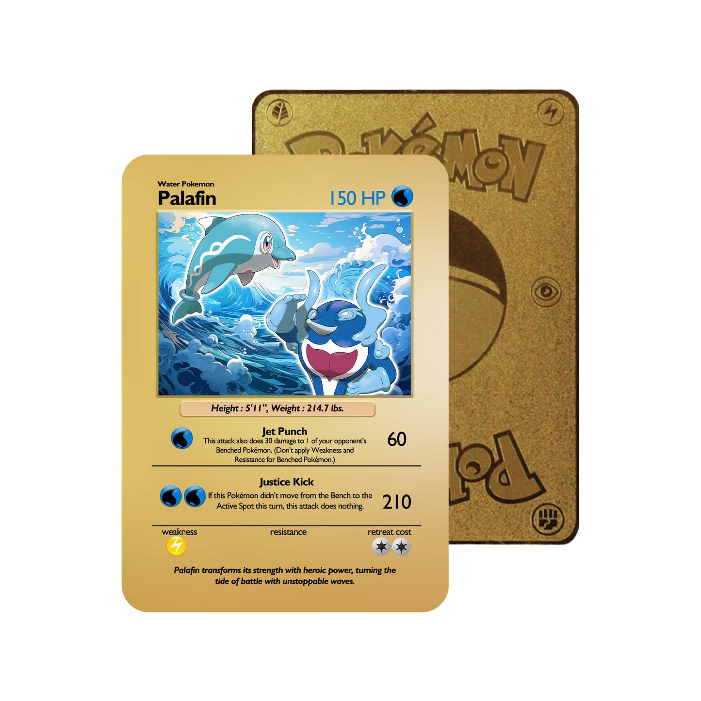Palafin Evolutions Metal Orica Card