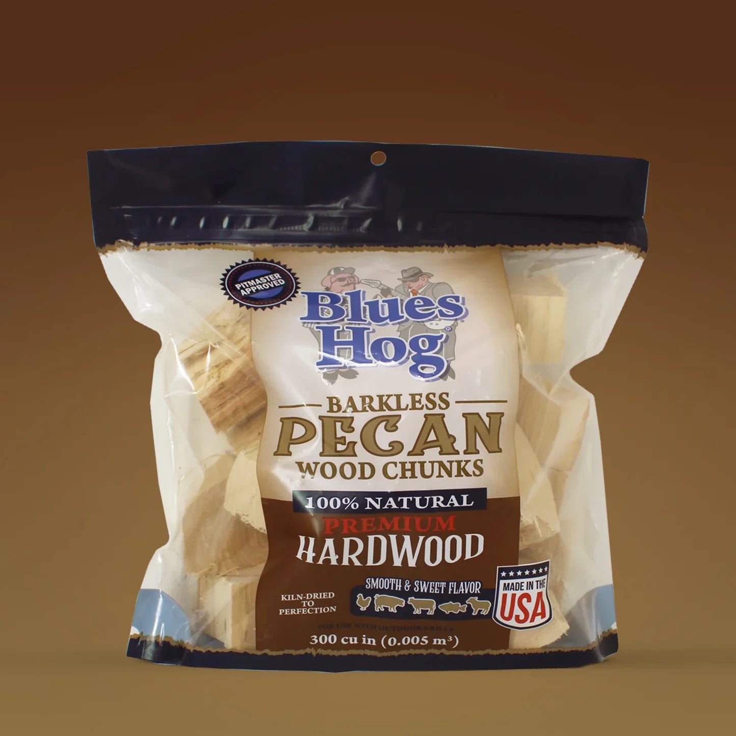 Blues Hog Barkless Pecan Wood Chunks