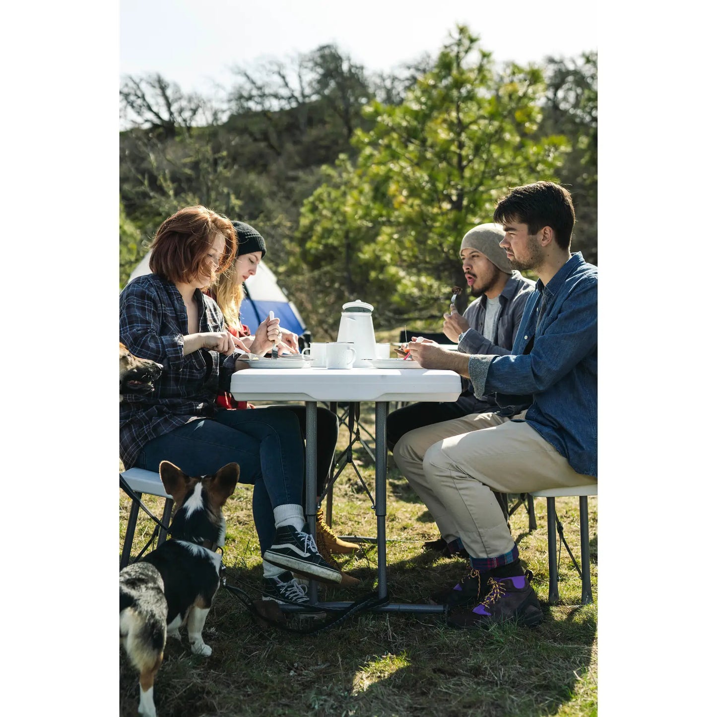 Picnic Table and Bench Set