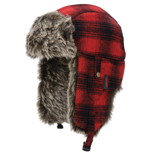 Plaid Aviator Hat