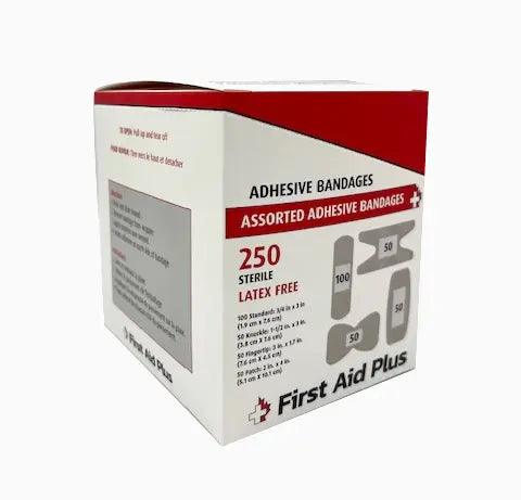 Plastic Adhesive Bandage, Assorted, 250/box