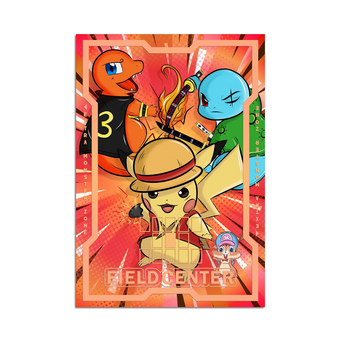 Pocket Monster Trio Metal Field Center
