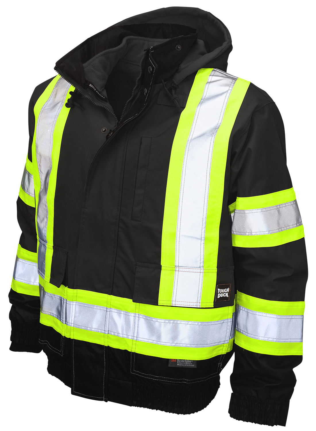 Poly Oxford 3-In-1 Safety Bomber with Fleece Liner