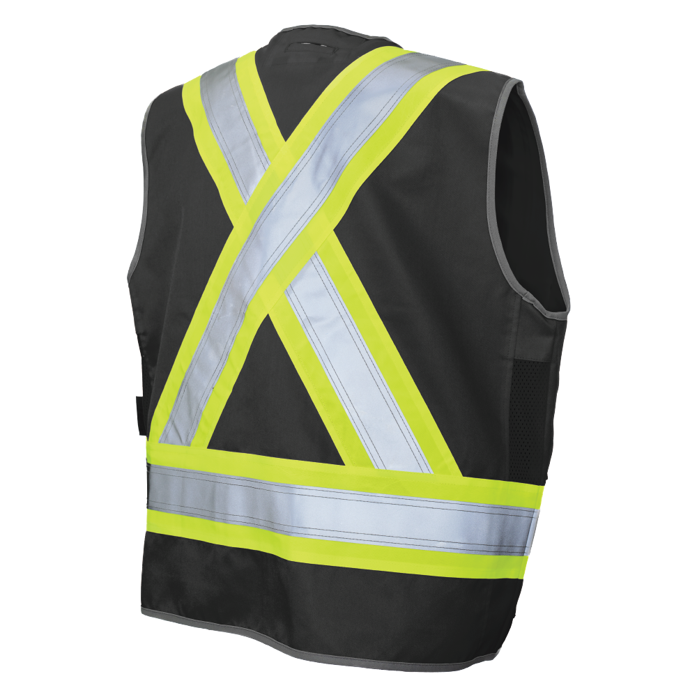 Poly Twill Deluxe Safety Vest