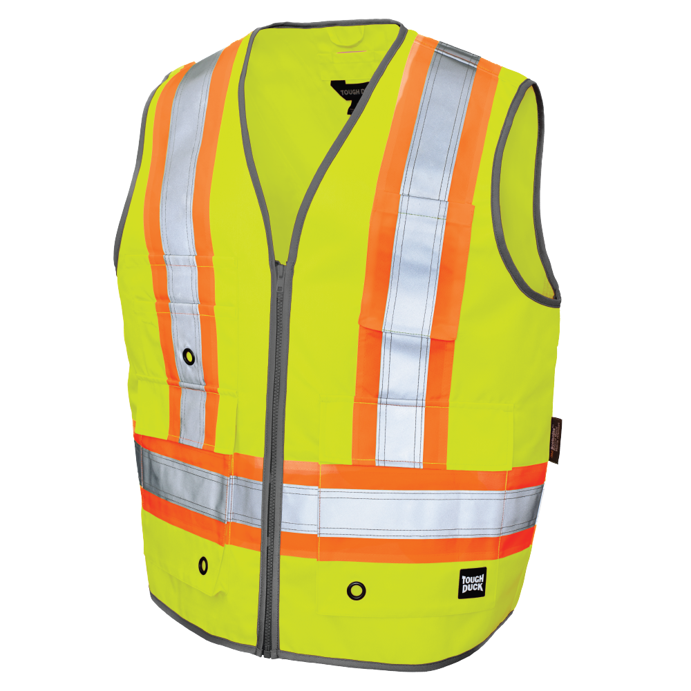 Poly Twill Deluxe Safety Vest