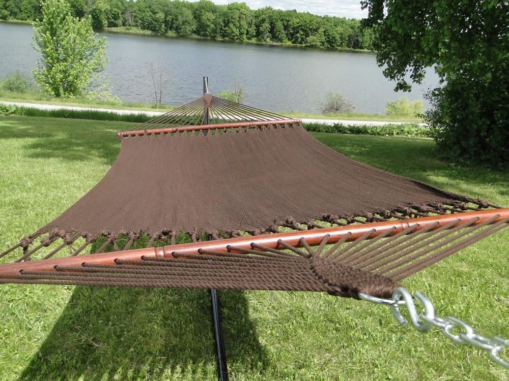 Polyester Rope Hammock - Soft-Woven Deluxe