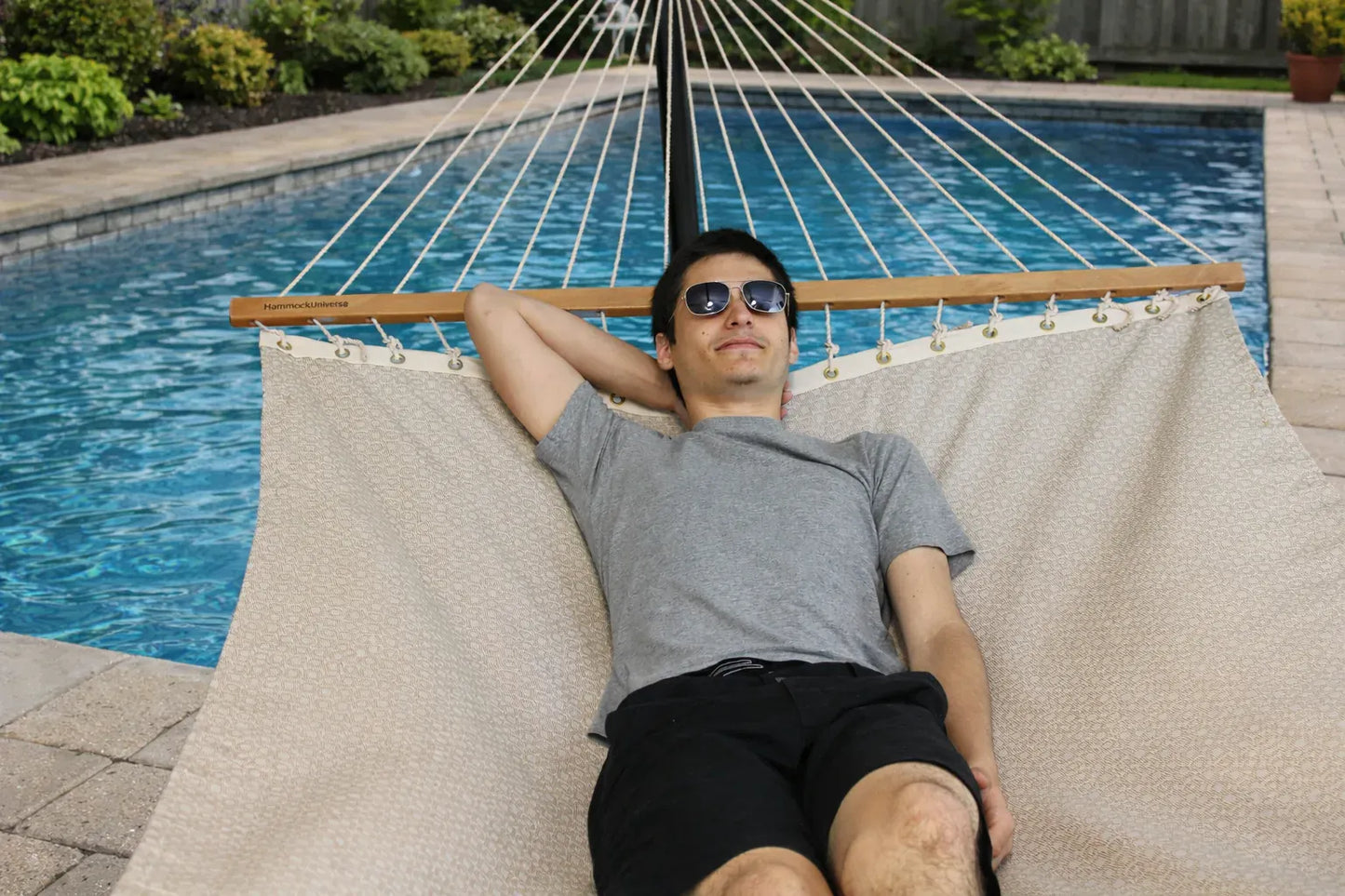 Poolside | Lake Hammock with 3-Beam Stand