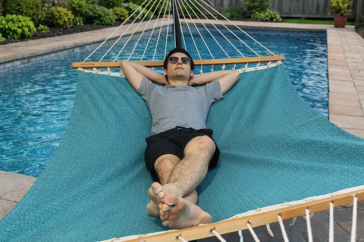 Poolside | Lake Hammock with 3-Beam Stand